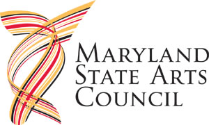 multi-color swish logo Maryland State Arts Council